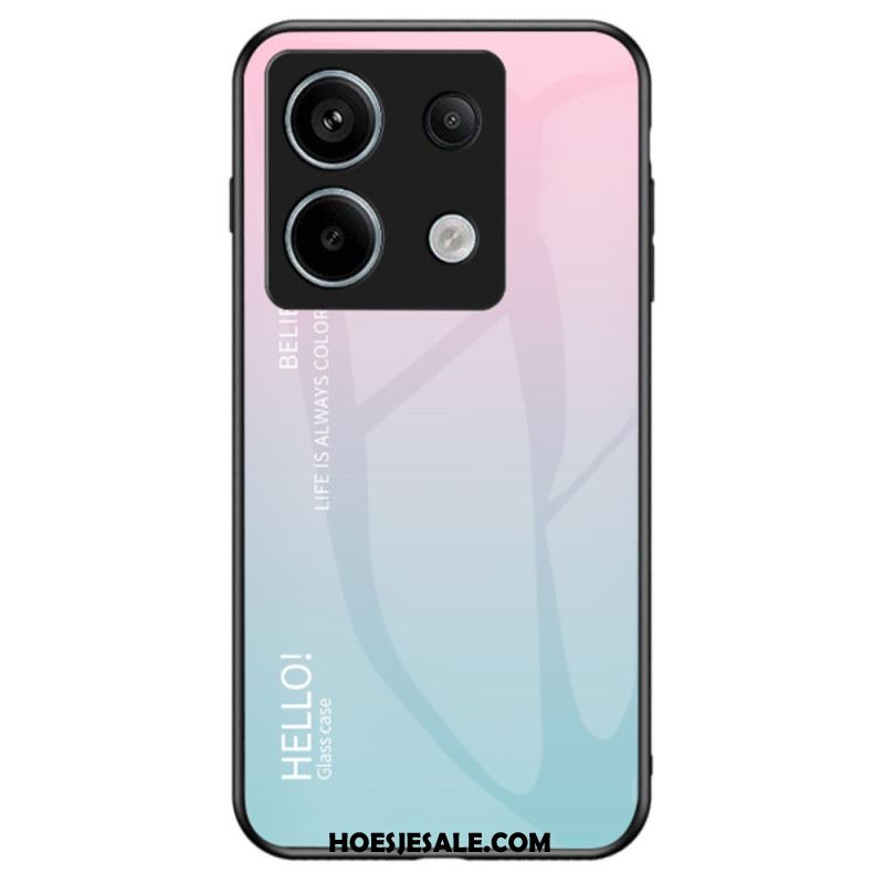 Hoesje Xiaomi Redmi Note 13 Pro 5g Hallo Gehard Glas Bescherming Hoesje