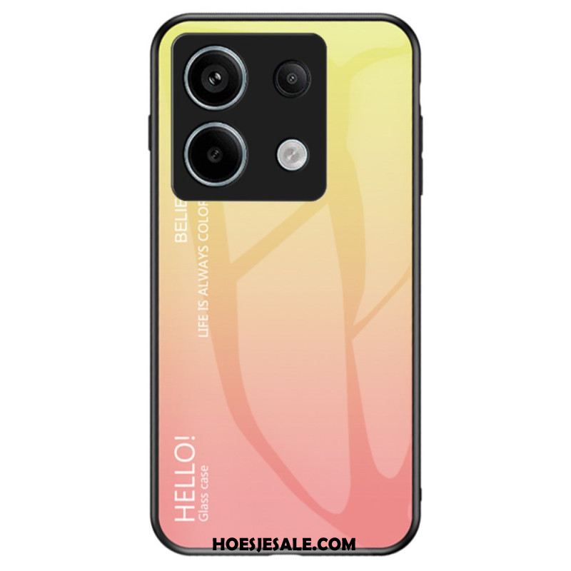 Hoesje Xiaomi Redmi Note 13 Pro 5g Hallo Gehard Glas Bescherming Hoesje