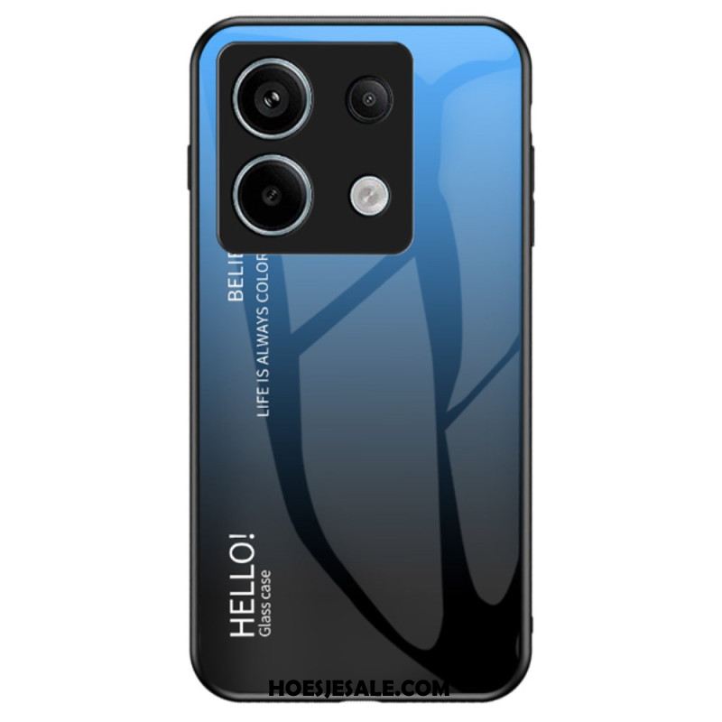 Hoesje Xiaomi Redmi Note 13 Pro 5g Hallo Gehard Glas Bescherming Hoesje