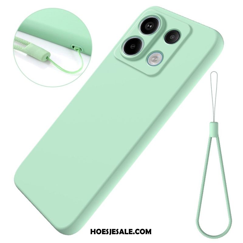 Hoesje Xiaomi Redmi Note 13 Pro 5g Vloeibare Siliconen Band