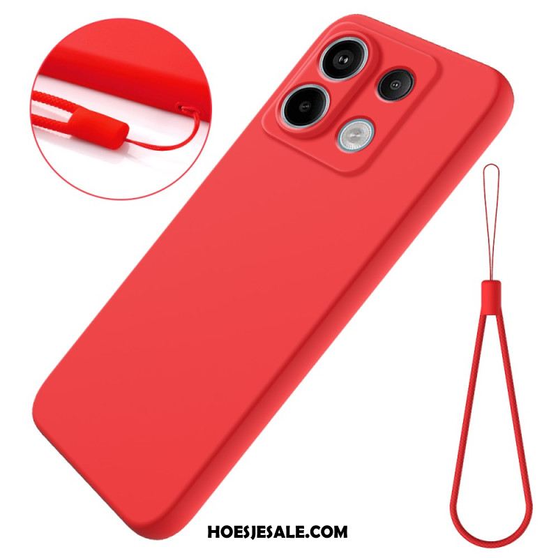 Hoesje Xiaomi Redmi Note 13 Pro 5g Vloeibare Siliconen Band