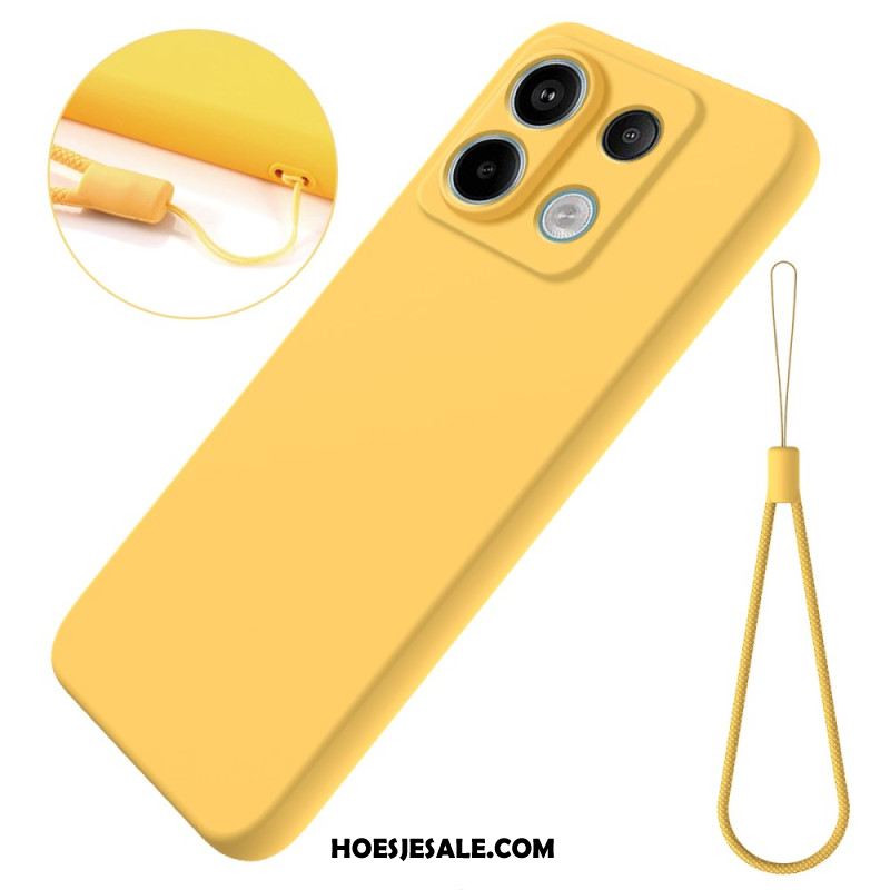 Hoesje Xiaomi Redmi Note 13 Pro 5g Vloeibare Siliconen Band