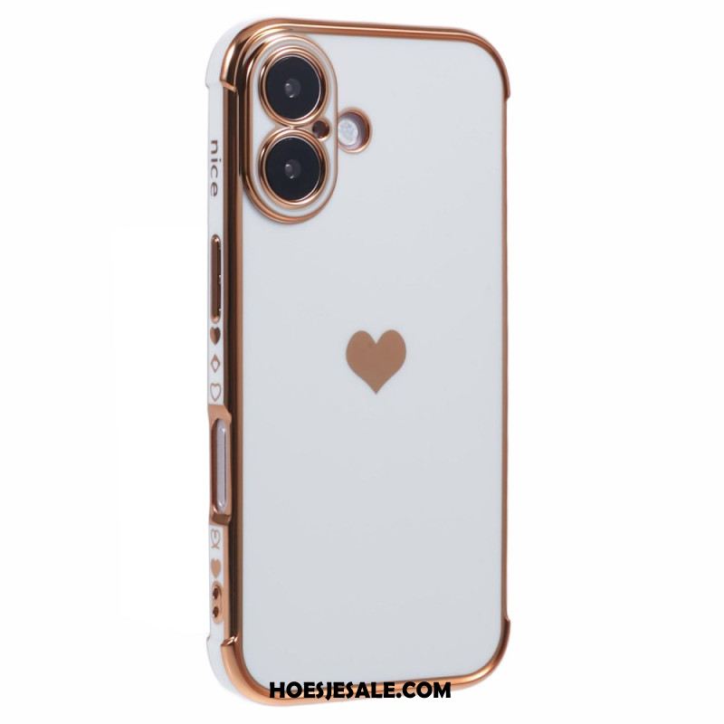 Hoesje iPhone 16 Hartpatroon Bescherming Hoesje