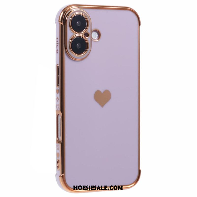 Hoesje iPhone 16 Hartpatroon Bescherming Hoesje