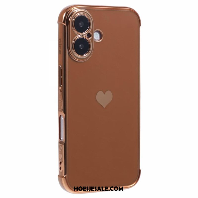 Hoesje iPhone 16 Hartpatroon Bescherming Hoesje