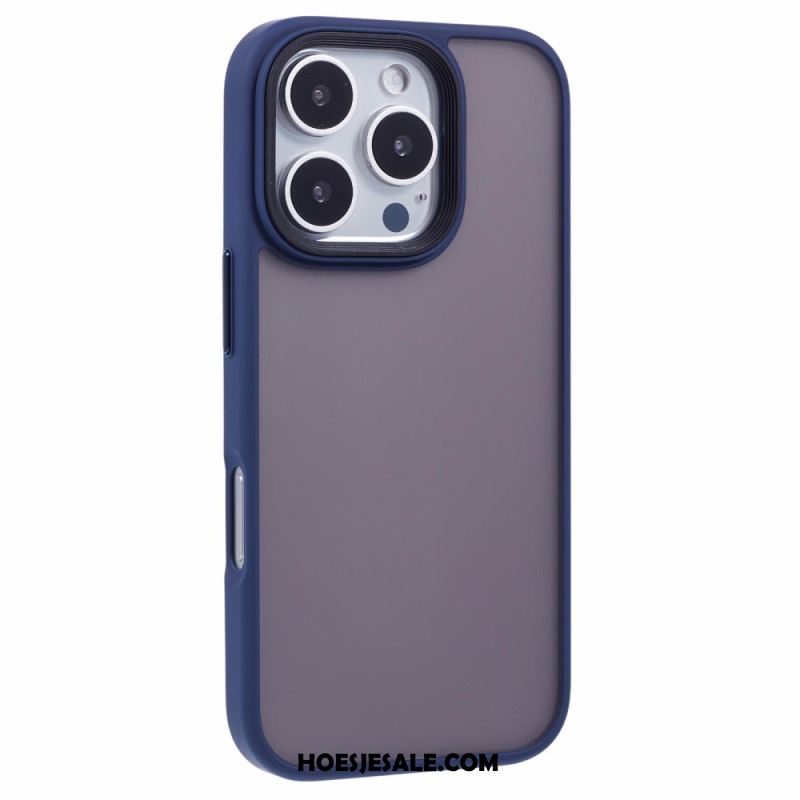 Hoesje iPhone 16 Pro Anti-vingerafdruk Mat Oppervlak Bescherming Hoesje