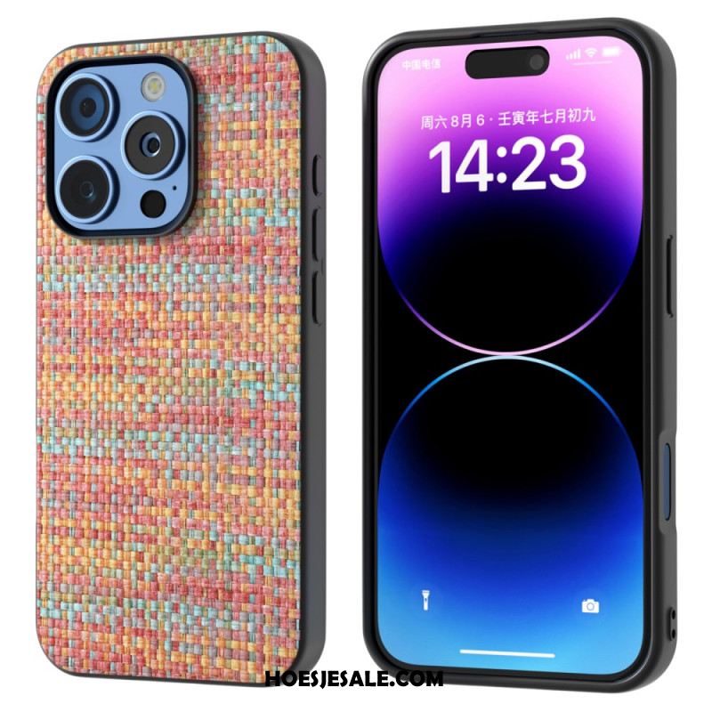 Hoesje iPhone 16 Pro Geruite Textuur