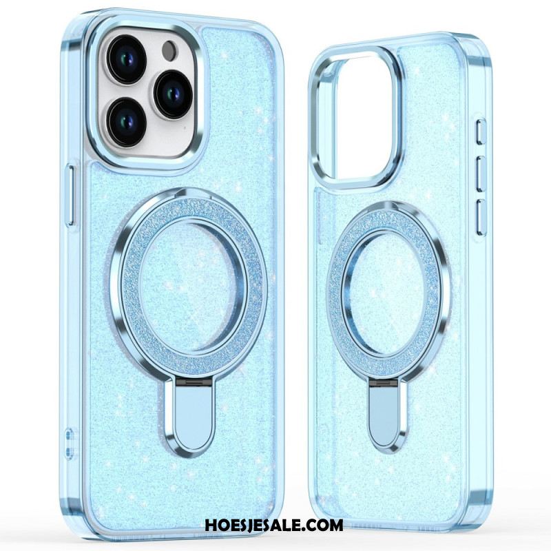 Hoesje iPhone 16 Pro Glitterontwerp Magsafe-compatibel