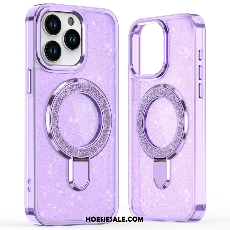 Hoesje iPhone 16 Pro Glitterontwerp Magsafe-compatibel