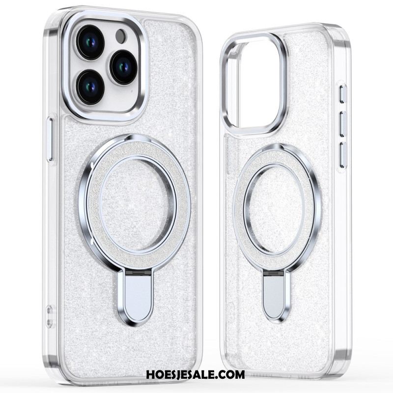 Hoesje iPhone 16 Pro Glitterontwerp Magsafe-compatibel