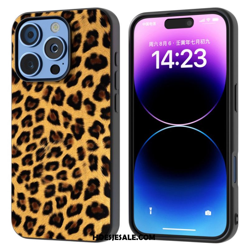 Hoesje iPhone 16 Pro Luipaard Abeel Bescherming Hoesje