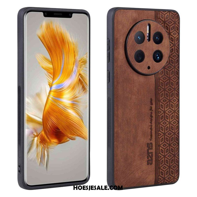 Hoesje voor Huawei Mate 50 Pro Azns Ledereffect