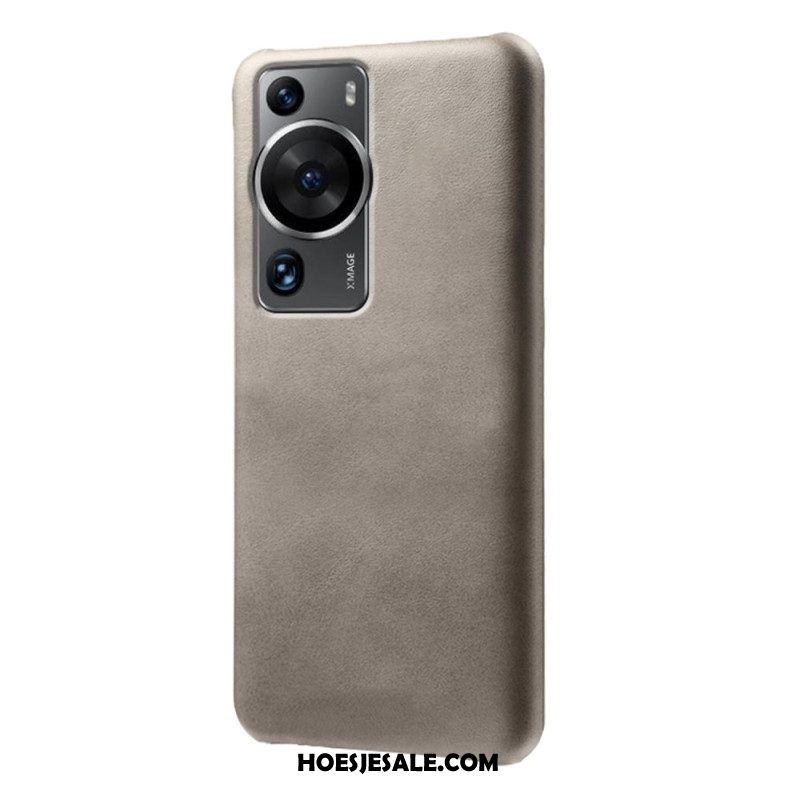 Hoesje voor Huawei P60 Pro Ledereffect