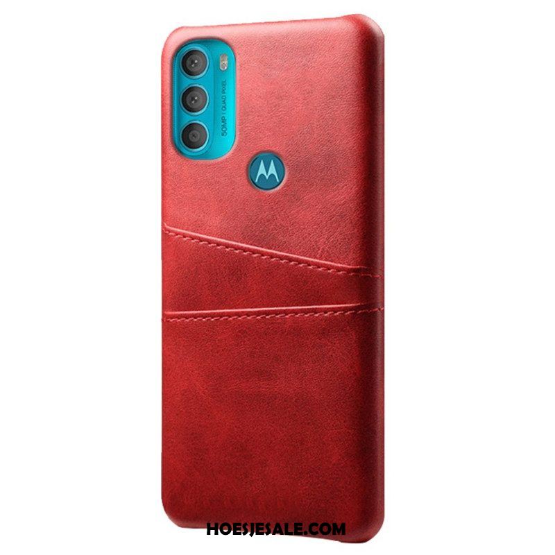 Hoesje voor Moto G71 5G Ksq-kaarthouder