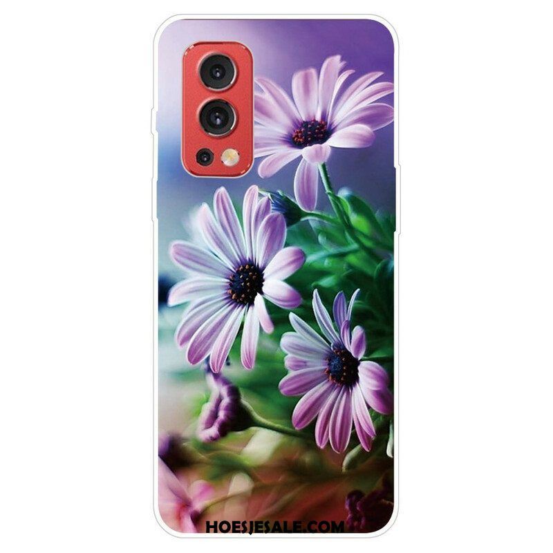 Hoesje voor OnePlus Nord 2 5G Realistische Bloemen