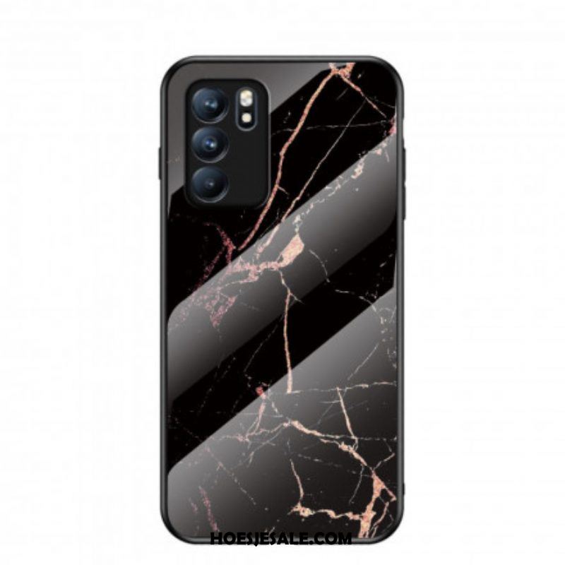 Hoesje voor Oppo Reno 6 5G Premium Kleuren Gehard Glas