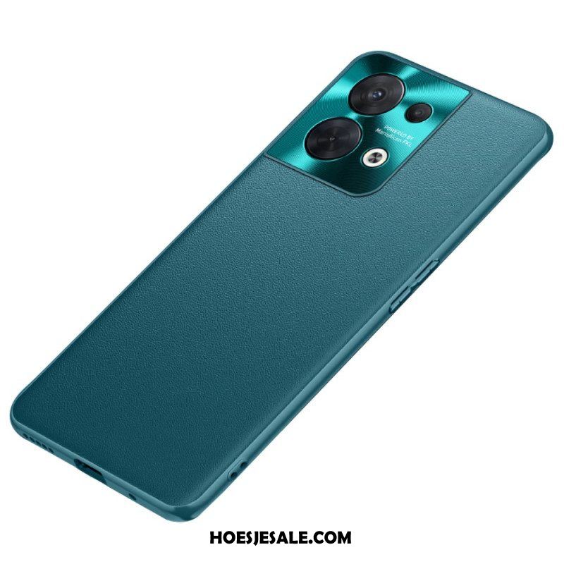 Hoesje voor Oppo Reno 8 Premium Kunstleer