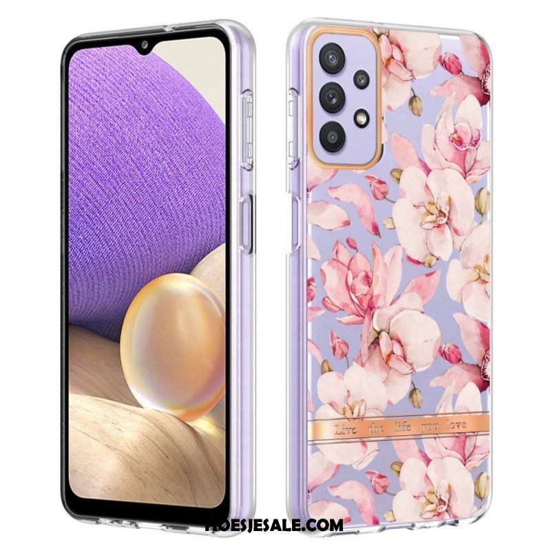 Hoesje voor Samsung Galaxy A13 Kleurrijke Vlinders