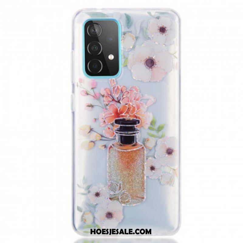 Hoesje voor Samsung Galaxy A52 4G / A52 5G / A52s 5G Parfum Flesje