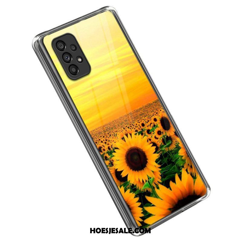 Hoesje voor Samsung Galaxy A53 5G Zonnebloemen