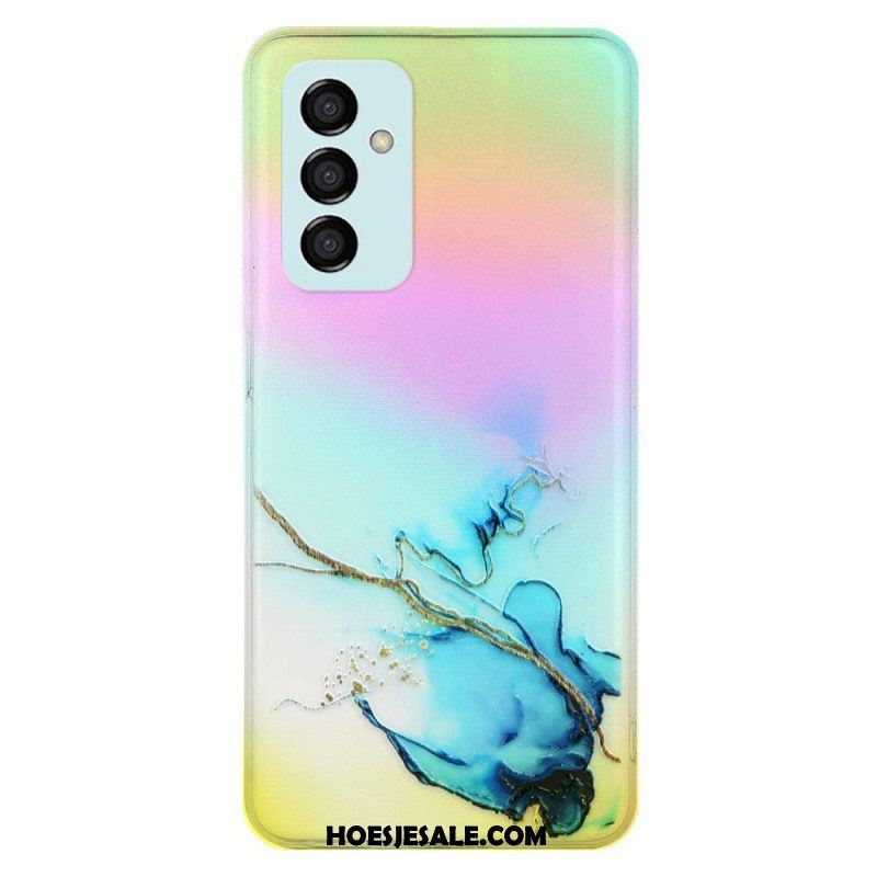 Hoesje voor Samsung Galaxy M23 5G Marmer Met Lasereffect