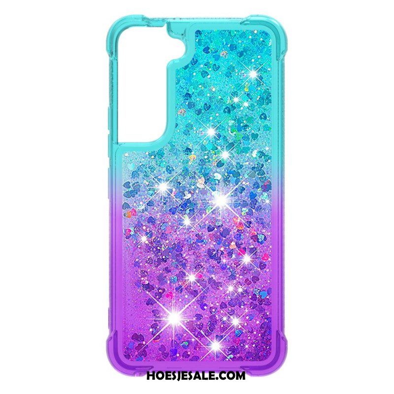 Hoesje voor Samsung Galaxy S22 5G Pailletten Kleuren