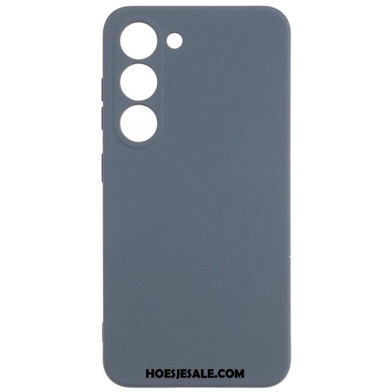 Hoesje voor Samsung Galaxy S23 5G Flexibele Siliconen Mat