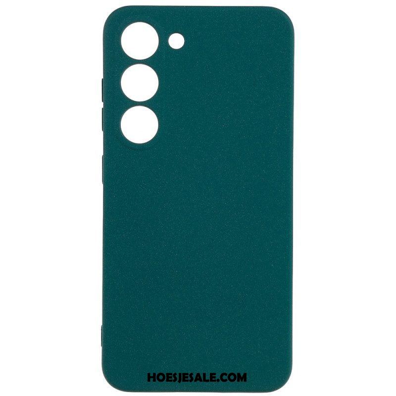 Hoesje voor Samsung Galaxy S23 5G Flexibele Siliconen Mat