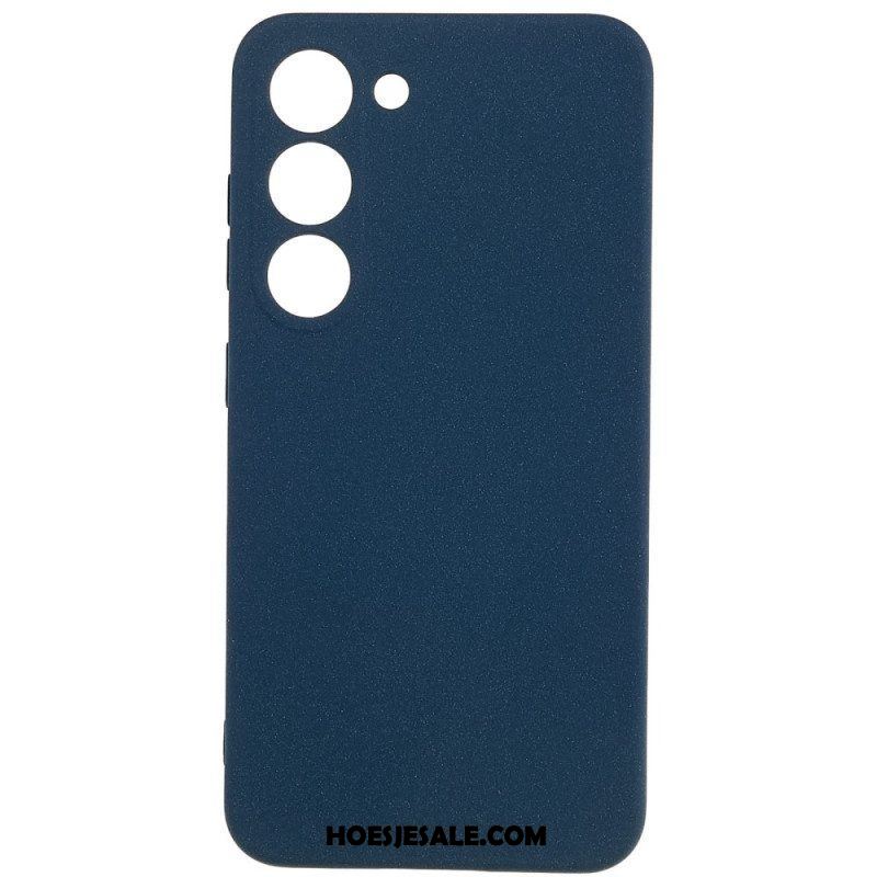 Hoesje voor Samsung Galaxy S23 5G Flexibele Siliconen Mat