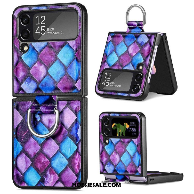 Hoesje voor Samsung Galaxy Z Flip 4 Folio-hoesje Fantasie Met Ring Caseneo