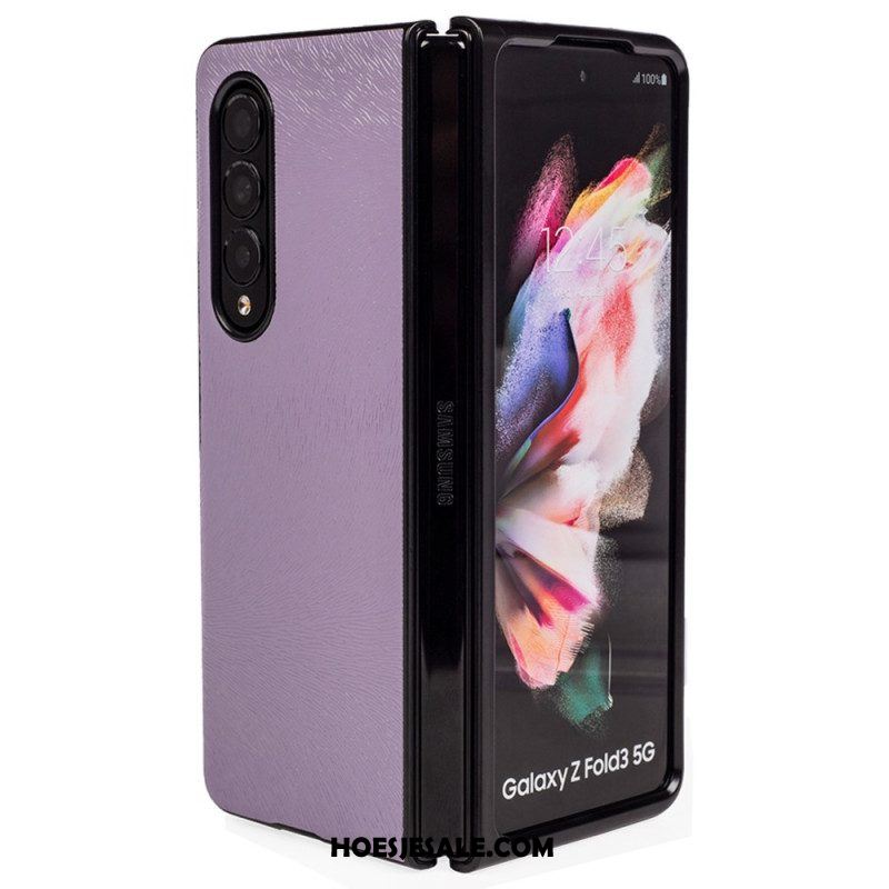 Hoesje voor Samsung Galaxy Z Fold 4 Reliëf Bont