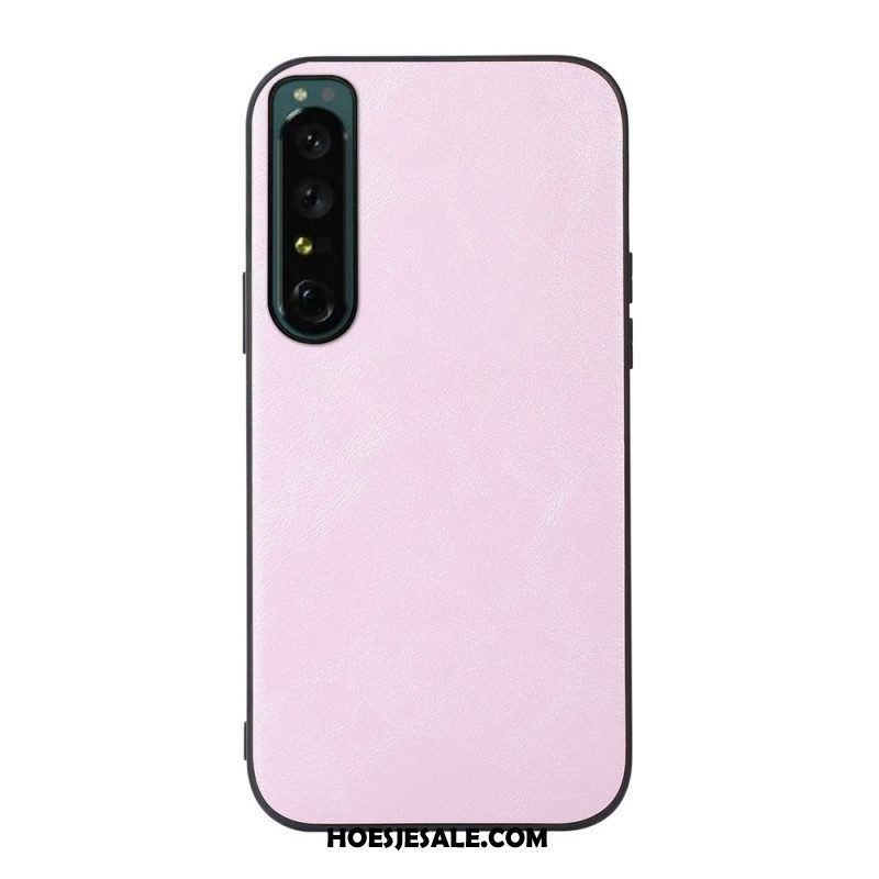 Hoesje voor Sony Xperia 1 IV Stijl Leer