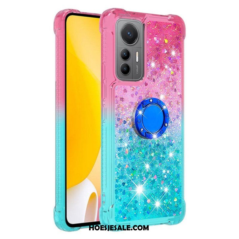 Hoesje voor Xiaomi 12 Lite Glitter Ringbeugel