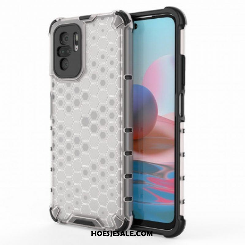 Hoesje voor Xiaomi Redmi Note 10 / 10S Honingraatstijl