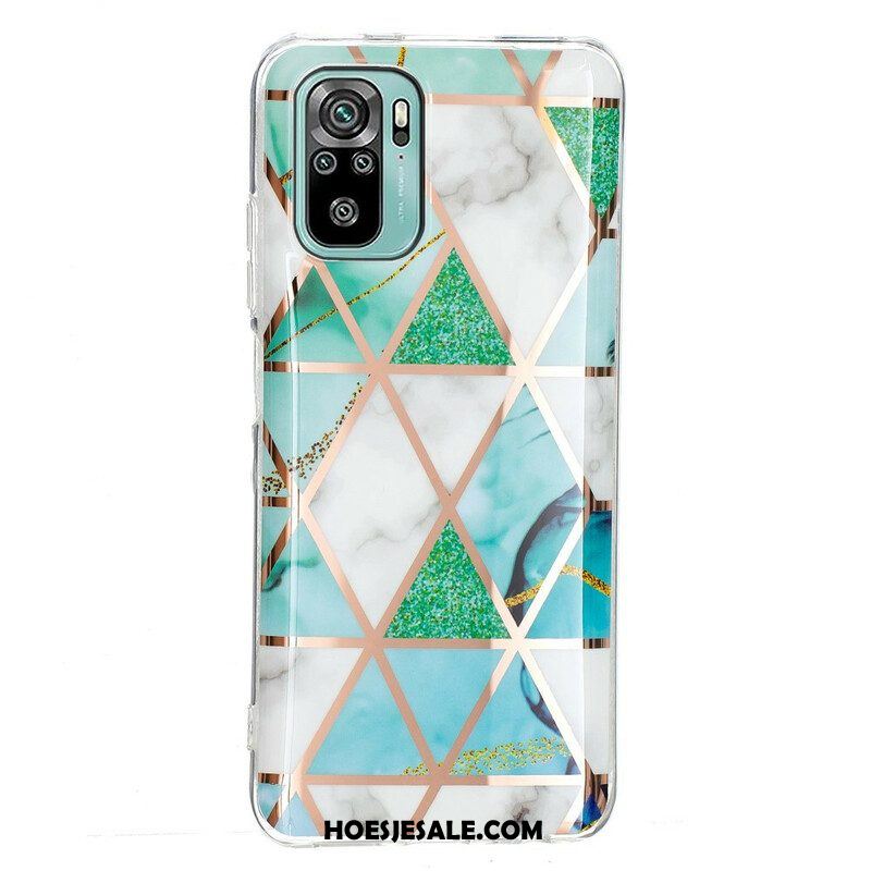 Hoesje voor Xiaomi Redmi Note 10 / 10S Marmeren Geometrie