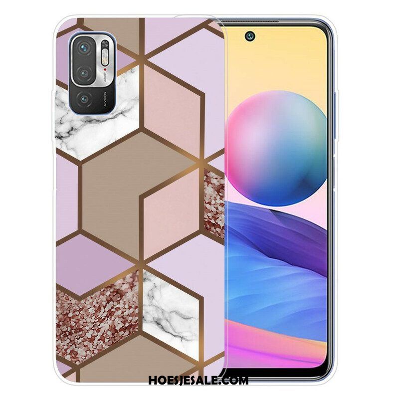 Hoesje voor Xiaomi Redmi Note 10 5G Geometrisch Marmer