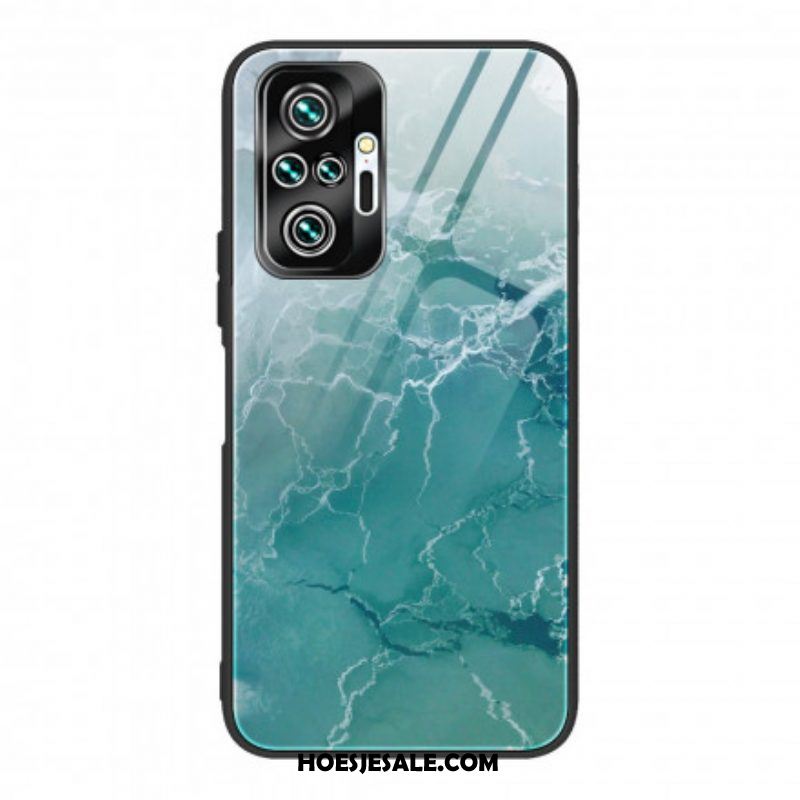 Hoesje voor Xiaomi Redmi Note 10 Pro Designkleuren Gehard Glas