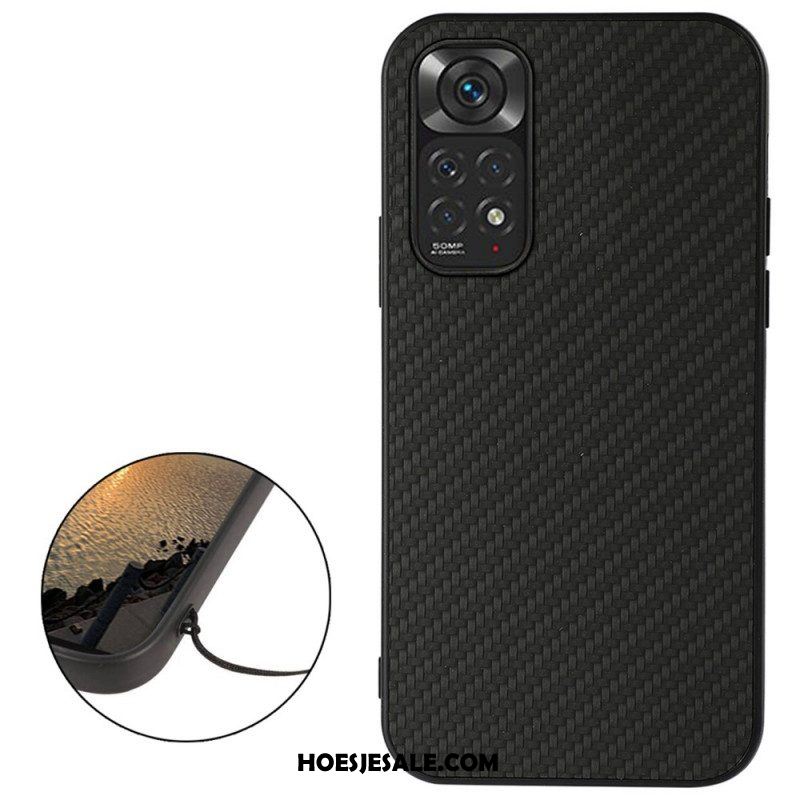 Hoesje voor Xiaomi Redmi Note 11 / 11S Koolstofvezel