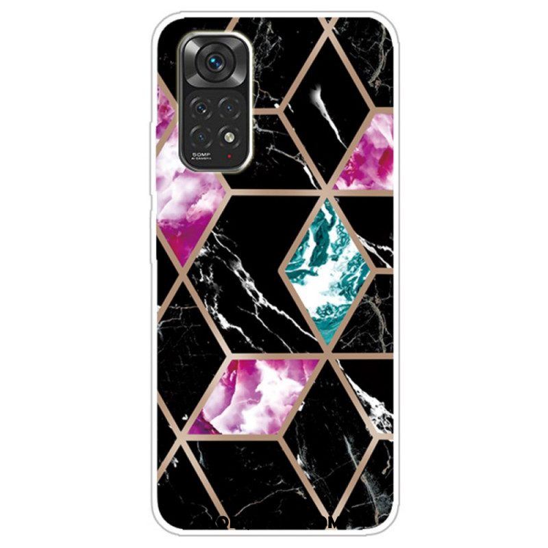 Hoesje voor Xiaomi Redmi Note 11 / 11S Marmeren Geometrie