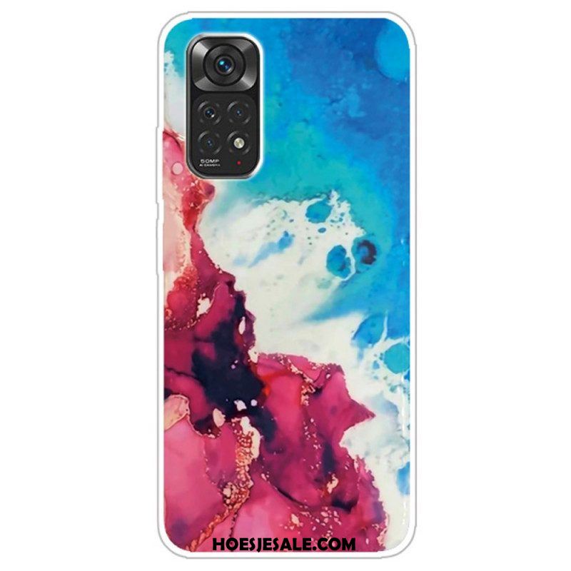 Hoesje voor Xiaomi Redmi Note 11 / 11S Marmeren Geometrie