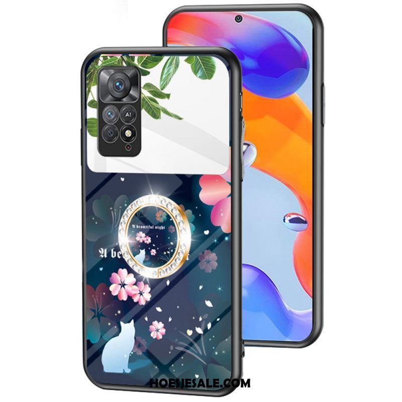 Hoesje voor Xiaomi Redmi Note 11 Pro / 11 Pro 5G Spiegel Met Draaibare Ring