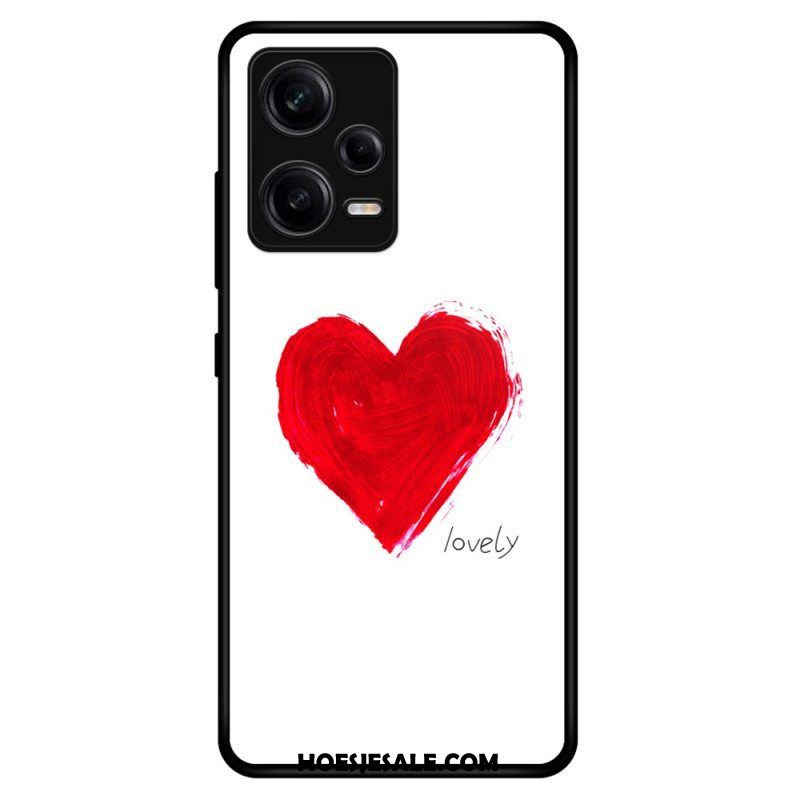 Hoesje voor Xiaomi Redmi Note 12 Pro Hart Van Gehard Glas