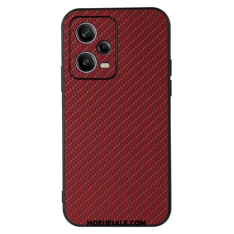 Hoesje voor Xiaomi Redmi Note 12 Pro Klassieke Koolstofvezel