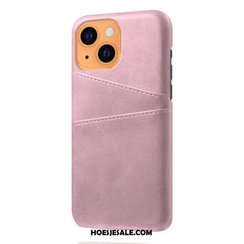 Hoesje voor iPhone 13 Mini Ksq-kaarthouder