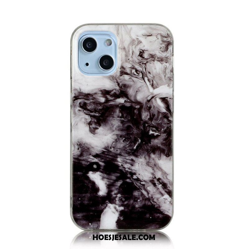 Hoesje voor iPhone 13 Mini Marmeren Versie