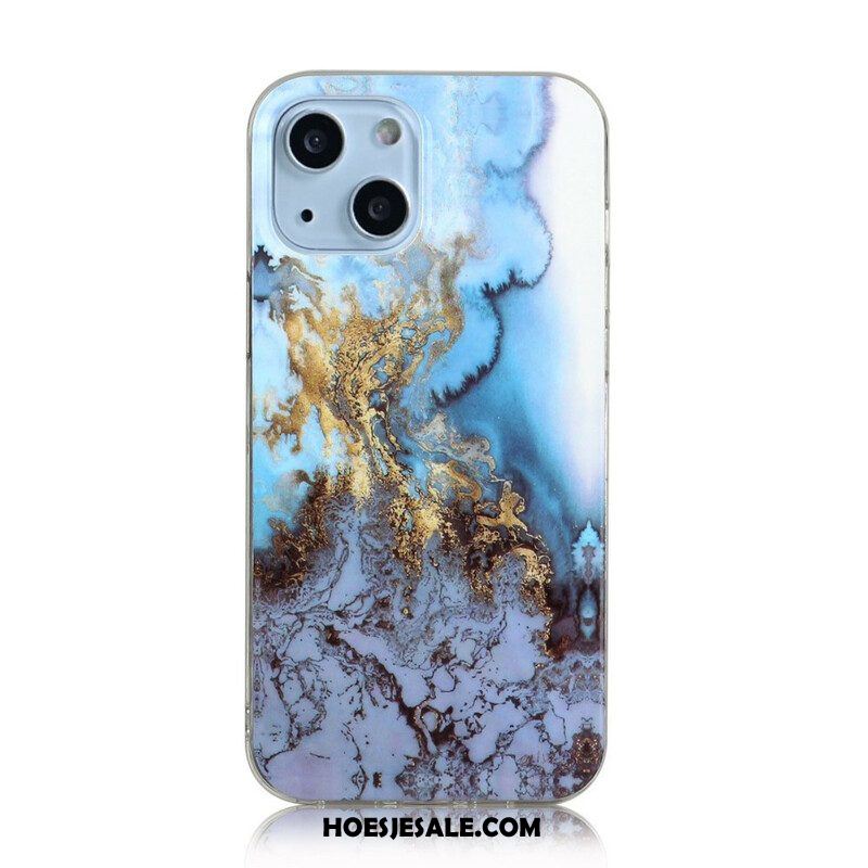 Hoesje voor iPhone 13 Mini Vereenvoudigd Marmer