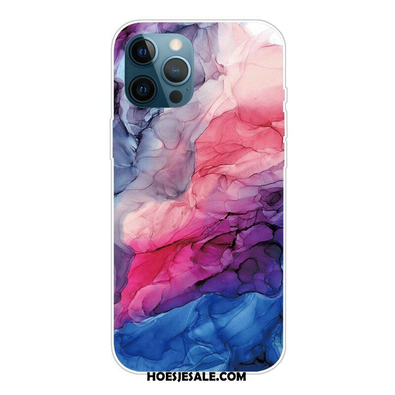 Hoesje voor iPhone 13 Pro Marmeren Kleuren