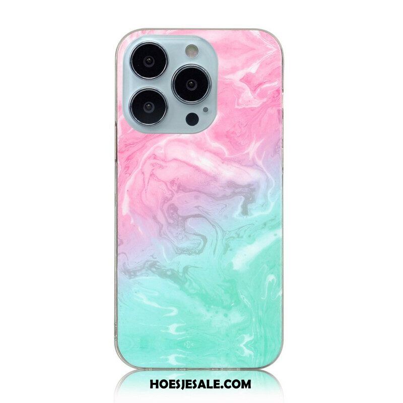 Hoesje voor iPhone 13 Pro Vereenvoudigd Marmer