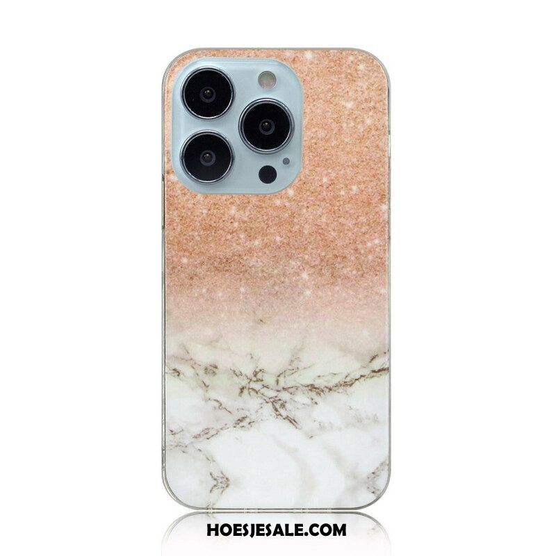 Hoesje voor iPhone 13 Pro Vereenvoudigd Marmer