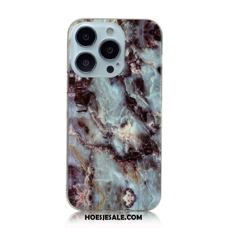 Hoesje voor iPhone 13 Pro Vereenvoudigd Marmer